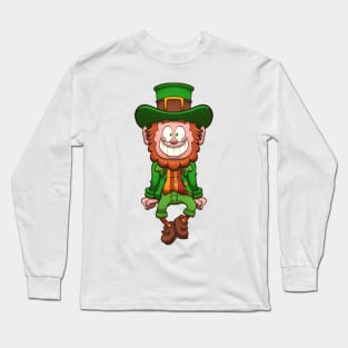 Dancing Leprechaun Long Sleeve T-Shirt